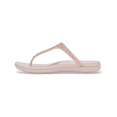 Fitflop für Damen. A5Y-C53 Sandalias de Piel Solay Mixed-Crystal Toe-Post nude (39), Leder, 1 bis 3 cm, Keine, Lässig, Nackt Fitflop für Damen. A5Y-C53 Sandalias de Piel Solay Mixed-Crystal Toe-Post nude (39), Leder, 1 bis 3 cm, Keine, Lässig, Nackt