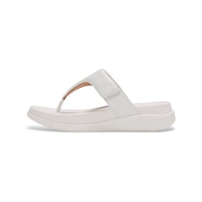 Fitflop für Damen. IW1-194 Sandalen F-Mode weiß (41), Leder, Wohnung, 1 bis 3 cm, Schnürsenkel, Keine, Lässig Fitflop für Damen. IW1-194 Sandalen F-Mode weiß (41), Leder, Wohnung, 1 bis 3 cm, Schnürsenkel, Keine, Lässig