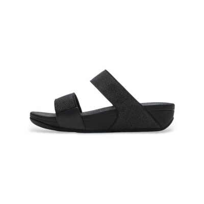 Fitflop für Damen. A4Y-001 Schimmerglitz-Sandalen schwarz (41), 3 bis 5 cm, Keine, Lässig Fitflop für Damen. A4Y-001 Schimmerglitz-Sandalen schwarz (41), 3 bis 5 cm, Keine, Lässig