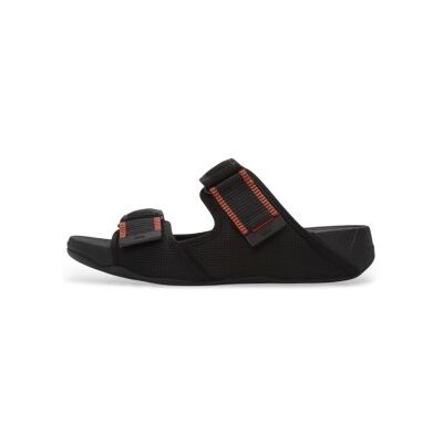 Fitflop für Herren. A3W-D31 Sandalen Gogh Moc schwarz (40), Wohnung, Klettverschluss, Lässig, Masche Fitflop für Herren. A3W-D31 Sandalen Gogh Moc schwarz (40), Wohnung, Klettverschluss, Lässig, Masche