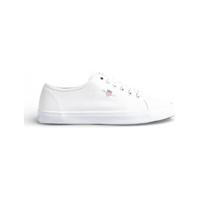 Gant für Damen. 872538309 Pillox-Pantoffeln aus weißem Baumwollköper (36), Stoff, Wohnung, Schnürsenkel, Lässig Gant für Damen. 872538309 Pillox-Pantoffeln aus weißem Baumwollköper (36), Stoff, Wohnung, Schnürsenkel, Lässig