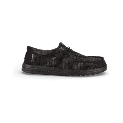 HeyDude für Herren. HD41898 Schuhe Wally Stretch Sox schwarz (43), Stoff, Wohnung, Schnürsenkel, Lässig HeyDude für Herren. HD41898 Schuhe Wally Stretch Sox schwarz (43), Stoff, Wohnung, Schnürsenkel, Lässig