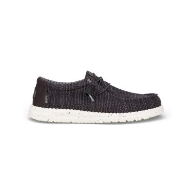 HeyDude für Herren. HD41898 Schuhe Wally Stretch Sox schwarz (43), Stoff, Wohnung, Schnürsenkel, Lässig HeyDude für Herren. HD41898 Schuhe Wally Stretch Sox schwarz (43), Stoff, Wohnung, Schnürsenkel, Lässig
