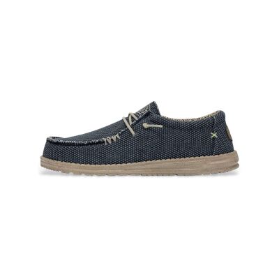 HeyDude für Herren. HD40003 Wally Flechtschuhe blau (45), Stoff, Wohnung, Schnürsenkel, Lässig HeyDude für Herren. HD40003 Wally Flechtschuhe blau (45), Stoff, Wohnung, Schnürsenkel, Lässig