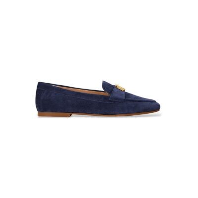 Lauren Ralph Lauren für Damen. 802959266001 Averi III navy Wildleder-Slipper (35), Schwarz, Wohnung, Keine, Klassisch, Marine Lauren Ralph Lauren für Damen. 802959266001 Averi III navy Wildleder-Slipper (35), Schwarz, Wohnung, Keine, Klassisch, Marine