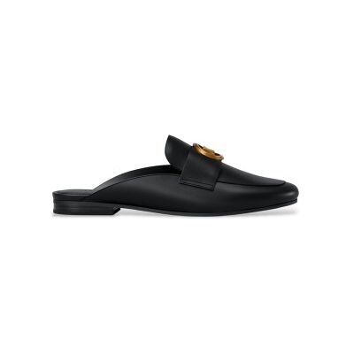 Michael Kors für Damen. 40T6MZFP1L McKenzie Clogs aus Leder, schwarz (39), Wohnung, Keine, Lässig, Klassisch Michael Kors für Damen. 40T6MZFP1L McKenzie Clogs aus Leder, schwarz (39), Wohnung, Keine, Lässig, Klassisch