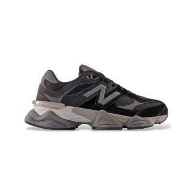 New Balance für Herren. U9060V1 Leder-Sneaker 9060, schwarz (43), Wohnung, Spaltleder, Schnürsenkel, Lässig New Balance für Herren. U9060V1 Leder-Sneaker 9060, schwarz (43), Wohnung, Spaltleder, Schnürsenkel, Lässig