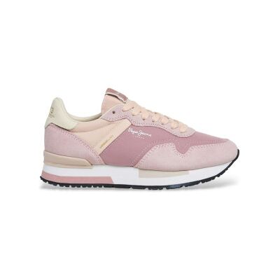 Pepe Jeans für Damen. PLS400033 Schuhe Hailon Basic rosa (38), Wohnung, Schnürsenkel, Lässig Pepe Jeans für Damen. PLS400033 Schuhe Hailon Basic rosa (38), Wohnung, Schnürsenkel, Lässig