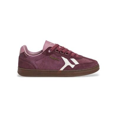 Pepe Jeans für Damen. PLS000018 Leder Turnschuhe Ball Elegant Flieder (39), Wohnung, Schnürsenkel, Lässig Pepe Jeans für Damen. PLS000018 Leder Turnschuhe Ball Elegant Flieder (39), Wohnung, Schnürsenkel, Lässig