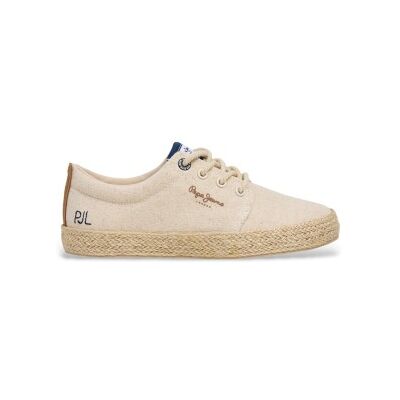 Pepe Jeans Unisex für Kinder. PBS300006 Brady Day beige Turnschuhe (37), Wohnung, Schnürsenkel, Lässig, Kinderbekleidung Pepe Jeans Unisex für Kinder. PBS300006 Brady Day beige Turnschuhe (37), Wohnung, Schnürsenkel, Lässig, Kinderbekleidung