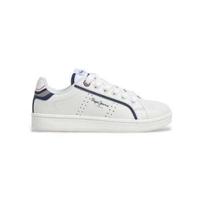 Pepe Jeans für Jungen. PBS000009 Turnschuhe Spieler Junge weiß (34), Wohnung, Schnürsenkel, Lässig, Kinderbekleidung Pepe Jeans für Jungen. PBS000009 Turnschuhe Spieler Junge weiß (34), Wohnung, Schnürsenkel, Lässig, Kinderbekleidung