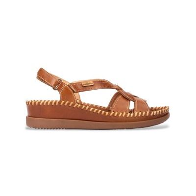 Pikolinos für Damen. W8K-1839 Braune Ledersandalen Cadaques (40), 1 bis 3 cm, Klettverschluss, Lässig Pikolinos für Damen. W8K-1839 Braune Ledersandalen Cadaques (40), 1 bis 3 cm, Klettverschluss, Lässig