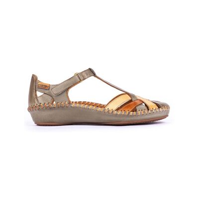 Pikolinos für Damen. 655-0732C5 Ledersandalen P.Vallarta grau-grün (41), Wohnung, Klettverschluss, Lässig Pikolinos für Damen. 655-0732C5 Ledersandalen P.Vallarta grau-grün (41), Wohnung, Klettverschluss, Lässig