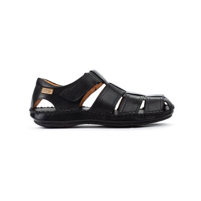 Pikolinos für Herren. 06J-5433 Ledersandalen Tarifa schwarz (44), Wohnung, Klettverschluss, Lässig, Klassisch Pikolinos für Herren. 06J-5433 Ledersandalen Tarifa schwarz (44), Wohnung, Klettverschluss, Lässig, Klassisch