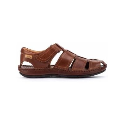 Pikolinos für Herren. 06J-5433 Braune Ledersandalen Tarifa (42), Wohnung, Klettverschluss, Lässig Pikolinos für Herren. 06J-5433 Braune Ledersandalen Tarifa (42), Wohnung, Klettverschluss, Lässig