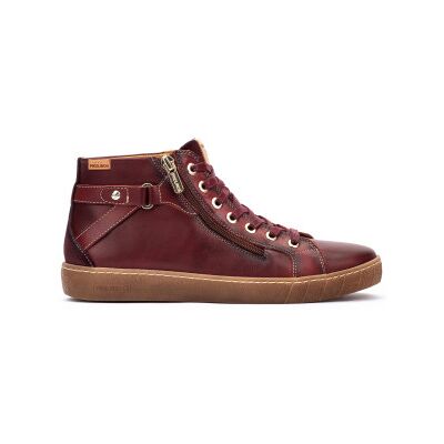 Pikolinos für Damen. W7B-8868C1 Lanzarote dunkelbraune Lederturnschuhe (35), Wohnung, Reißverschluss, Lässig Pikolinos für Damen. W7B-8868C1 Lanzarote dunkelbraune Lederturnschuhe (35), Wohnung, Reißverschluss, Lässig