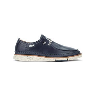 Pikolinos für Herren. M6L-4274C1 Blaue Lederschuhe San Juan (45), Wohnung, Schnürsenkel, Lässig Pikolinos für Herren. M6L-4274C1 Blaue Lederschuhe San Juan (45), Wohnung, Schnürsenkel, Lässig