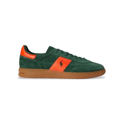 Polo Ralph Lauren für Herren. 809P07172002 Bedford Leder Sneakers grün (42), Wohnung, Schnürsenkel, Lässig Polo Ralph Lauren für Herren. 809P07172002 Bedford Leder Sneakers grün (42), Wohnung, Schnürsenkel, Lässig