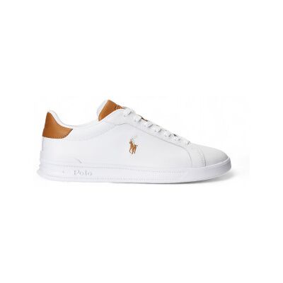 Polo Ralph Lauren für Herren. 809877598001 Basic Leder Turnschuhe weiß (40), Wohnung, Schnürsenkel, Lässig Polo Ralph Lauren für Herren. 809877598001 Basic Leder Turnschuhe weiß (40), Wohnung, Schnürsenkel, Lässig