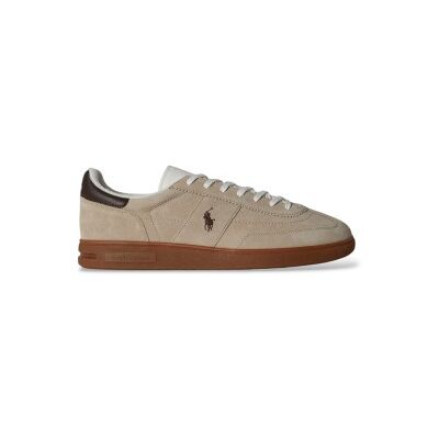 Polo Ralph Lauren für Herren. 809P09753005 Bedford Turnschuhe aus braunem Wildleder (39.5), Beige, Wohnung, Schnürsenkel, Lässig Polo Ralph Lauren für Herren. 809P09753005 Bedford Turnschuhe aus braunem Wildleder (39.5), Beige, Wohnung, Schnürsenkel, Lässig