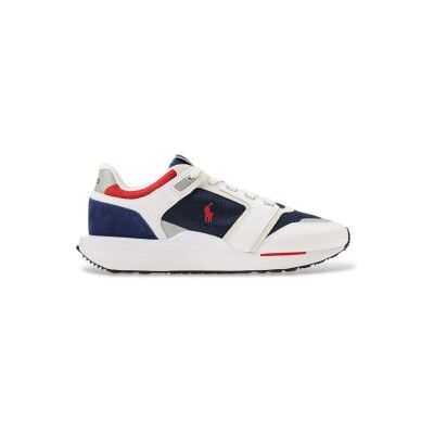Polo Ralph Lauren für Herren. 809P07287003 Train 89 V2 Schuhe mit Wildledereinsätzen (45), Weiß, Wohnung, Schnürsenkel, Lässig, Sportlich Polo Ralph Lauren für Herren. 809P07287003 Train 89 V2 Schuhe mit Wildledereinsätzen (45), Weiß, Wohnung, Schnürsenkel, Lässig, Sportlich