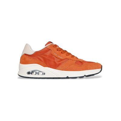 Skechers für Herren. 183053 Leder Turnschuhe Uno Vintage Dayz orange (42), Wohnung, Schnürsenkel, Lässig Skechers für Herren. 183053 Leder Turnschuhe Uno Vintage Dayz orange (42), Wohnung, Schnürsenkel, Lässig