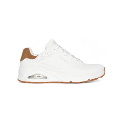 Skechers für Herren. 183004 Uno Anzug On Air Turnschuhe weiß (42), Wohnung, Schnürsenkel, Lässig Skechers für Herren. 183004 Uno Anzug On Air Turnschuhe weiß (42), Wohnung, Schnürsenkel, Lässig