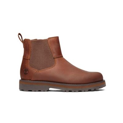 Timberland Unisex für Kinder. TB0A25T43581 Courma Kid Chelsea-Stiefel aus braunem Leder (34), Wohnung, Reißverschluss, Klettverschluss, Läss Timberland Unisex für Kinder. TB0A25T43581 Courma Kid Chelsea-Stiefel aus braunem Leder (34), Wohnung, Reißverschluss, Klettverschluss, Läss