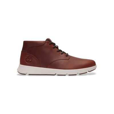 Timberland für Herren. TB0A6C7TEM61 Parker Street braune Turnschuhe (45.5), Leder, Wohnung, Schnürsenkel, Lässig Timberland für Herren. TB0A6C7TEM61 Parker Street braune Turnschuhe (45.5), Leder, Wohnung, Schnürsenkel, Lässig