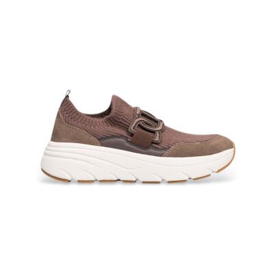 Twinset für Damen. 252TCP016 Laufschuhe aus Stoff mit Schokolade Oval T (38), Braun, 3 bis 5 cm, Keine, Lässig Twinset für Damen. 252TCP016 Laufschuhe aus Stoff mit Schokolade Oval T (38), Braun, 3 bis 5 cm, Keine, Lässig