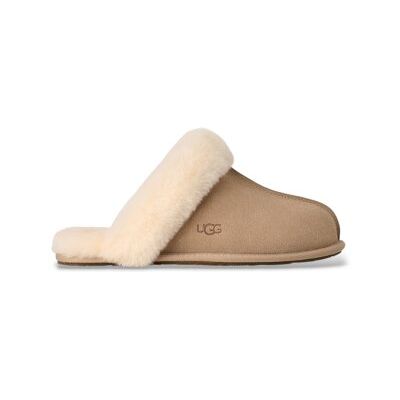 UGG für Damen. 1106872 Sandalen aus Leder Scuffette II Sand (37), Beige, Wohnung, Wildleder, Keine, Heimtextilien UGG für Damen. 1106872 Sandalen aus Leder Scuffette II Sand (37), Beige, Wohnung, Wildleder, Keine, Heimtextilien