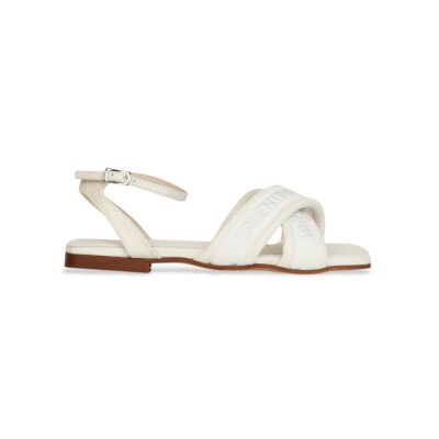 Valentino für Damen. 91D2542NAP Dres beige Ledersandalen (41), Wohnung, 1 bis 3 cm, Schnalle, Lässig Valentino für Damen. 91D2542NAP Dres beige Ledersandalen (41), Wohnung, 1 bis 3 cm, Schnalle, Lässig