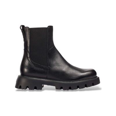 Wonders für Damen. C-7511_5511_5792 Lederstiefeletten Goodfly 11 Schwarz (41), Wohnung, Keine, Lässig Wonders für Damen. C-7511_5511_5792 Lederstiefeletten Goodfly 11 Schwarz (41), Wohnung, Keine, Lässig