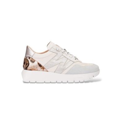 Wonders für Damen. A-24100 Off-white Odisei Leder-Sneakers (39), Weiß, 3 bis 5 cm, Schnürsenkel, Lässig Wonders für Damen. A-24100 Off-white Odisei Leder-Sneakers (39), Weiß, 3 bis 5 cm, Schnürsenkel, Lässig
