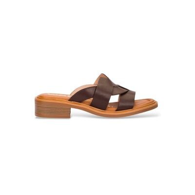 Wonders für Damen. B-9611 Braune Wellen-Sandalen (40), Leder, 3 bis 5 cm, Keine, Lässig Wonders für Damen. B-9611 Braune Wellen-Sandalen (40), Leder, 3 bis 5 cm, Keine, Lässig