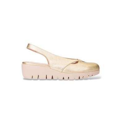 Wonders für Damen. C-33351 Komfort-Ledersandalen gold (37), 3 bis 5 cm, Keine, Lässig Wonders für Damen. C-33351 Komfort-Ledersandalen gold (37), 3 bis 5 cm, Keine, Lässig