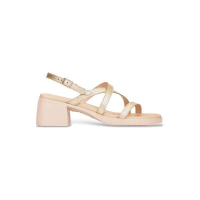 Wonders für Damen. D-2303 Goldene Moai03 Sandalen aus Leder (37), 3 bis 5 cm, Schnalle, Lässig, Party Wonders für Damen. D-2303 Goldene Moai03 Sandalen aus Leder (37), 3 bis 5 cm, Schnalle, Lässig, Party