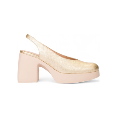 Wonders für Damen. H-4990_5432_7285 Lady 90 goldene Lederschuhe (38), 5 bis 8 cm, Keine, Lässig, Party Wonders für Damen. H-4990_5432_7285 Lady 90 goldene Lederschuhe (38), 5 bis 8 cm, Keine, Lässig, Party