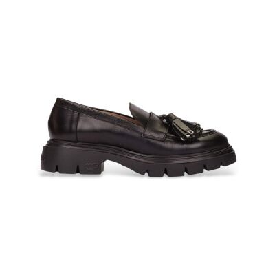 Wonders für Damen. A-4303 Bones Leder-Slipper schwarz (41), 3 bis 5 cm, Keine, Lässig Wonders für Damen. A-4303 Bones Leder-Slipper schwarz (41), 3 bis 5 cm, Keine, Lässig