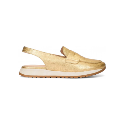 Wonders für Damen. A-4803_5432_6509 Towanda 03 goldene Leder-Slipper (37), Wohnung, Keine, Lässig Wonders für Damen. A-4803_5432_6509 Towanda 03 goldene Leder-Slipper (37), Wohnung, Keine, Lässig
