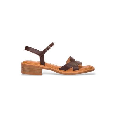 Wonders für Damen. B-9610 Braune Tokat-Sandalen (42), Leder, 1 bis 3 cm, Schnalle, Lässig Wonders für Damen. B-9610 Braune Tokat-Sandalen (42), Leder, 1 bis 3 cm, Schnalle, Lässig