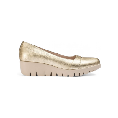 Wonders für Damen. C-33333_5432_7285 Alira Gold Lederschuhe (41), 3 bis 5 cm, Keine, Lässig, Klassisch Wonders für Damen. C-33333_5432_7285 Alira Gold Lederschuhe (41), 3 bis 5 cm, Keine, Lässig, Klassisch