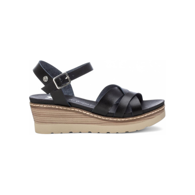 Xti für Damen. 14285303-NEGRO Sandalen 142853 schwarz (38), 5 bis 8 cm, Schnalle, Lässig Xti für Damen. 14285303-NEGRO Sandalen 142853 schwarz (38), 5 bis 8 cm, Schnalle, Lässig