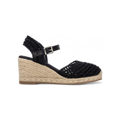 Xti für Damen. 14529604-NEGRO Espadrilles 145296 schwarz (39), 5 bis 8 cm, Schnalle, Lässig Xti für Damen. 14529604-NEGRO Espadrilles 145296 schwarz (39), 5 bis 8 cm, Schnalle, Lässig