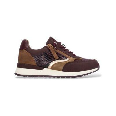 Refresh für Damen. 17610901-BURDEOS Turnschuhe 176109 granatrot (37), Wohnung, Reißverschluss, Lässig, Kastanienbraun Refresh für Damen. 17610901-BURDEOS Turnschuhe 176109 granatrot (37), Wohnung, Reißverschluss, Lässig, Kastanienbraun