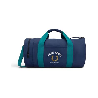Fred Perry für Herren. L2176 Große Sporttasche aus marineblauem Nylon (OSFA), Lässig, Sportlich, Baumwolle Fred Perry für Herren. L2176 Große Sporttasche aus marineblauem Nylon (OSFA), Lässig, Sportlich, Baumwolle