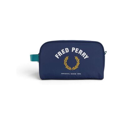 Fred Perry für Herren. L2805 Marineblaue Sport-Kulturtasche aus Nylon (OSFA), Lässig, Sportlich, Baumwolle Fred Perry für Herren. L2805 Marineblaue Sport-Kulturtasche aus Nylon (OSFA), Lässig, Sportlich, Baumwolle