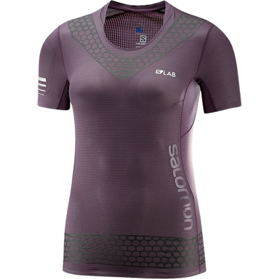 SALOMON S/LAB EXO SS TEE W Damen Violett L SALOMON S/LAB EXO SS TEE W Damen Violett L