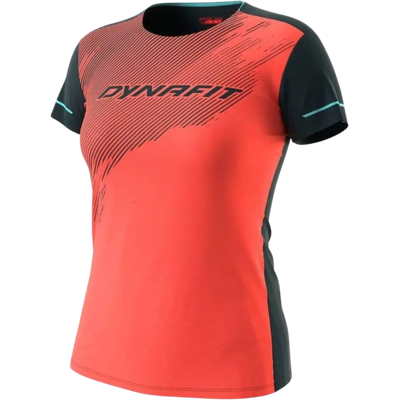 DYNAFIT ALPINE 2 TEE Damen Hot Coral XL DYNAFIT ALPINE 2 TEE Damen Hot Coral XL