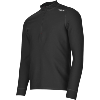 FUSION C3 LS ZIP NECK Herren Schwarz XXL FUSION C3 LS ZIP NECK Herren Schwarz XXL
